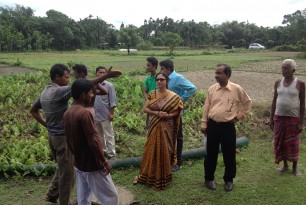 Site slelection visit September 2014 in West Bengal